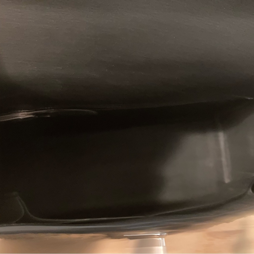 Black Silver Python Textured Handbag - image 6